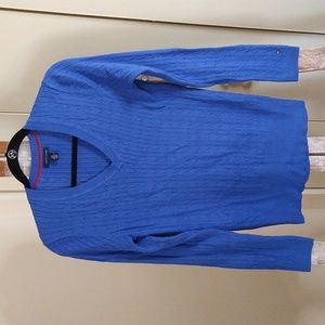 Tommy Hilfiger V-neck Sweater Sz L
